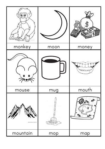 M words beginning with M  Teaching Resources