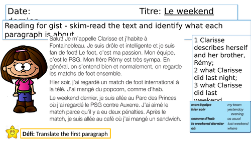 Le week end dernier studio vert