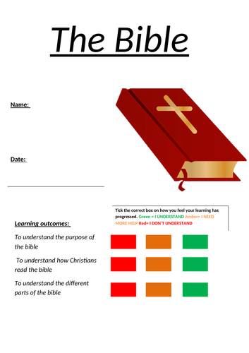 Intro to the bible Workbook