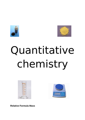 Quantitative chemistry GCSE topic revision