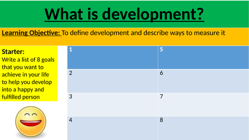 What is development?