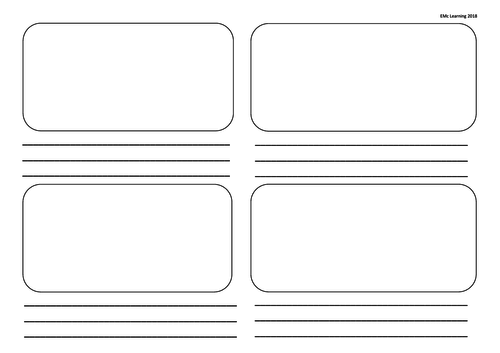 Storyboards 4, 6 and 8 Story Board