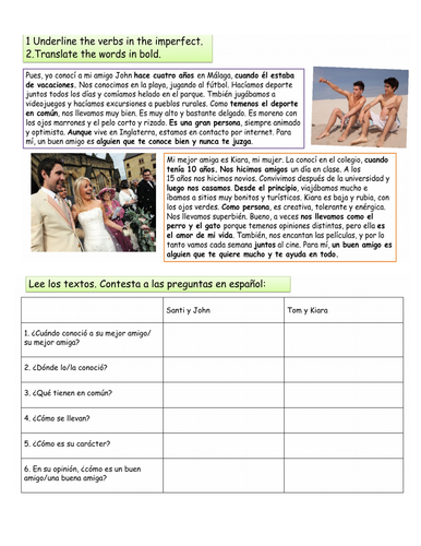 New GCSE Spanish AQA - Theme 1-  Topic 1: Me, my family and friends - Lesson 6 Full