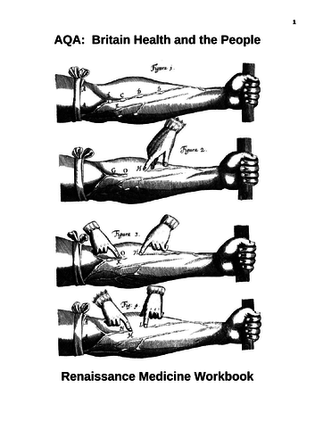 AQA Britain Health and The People:  Renaissance Workbook