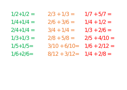 Fraction Addition