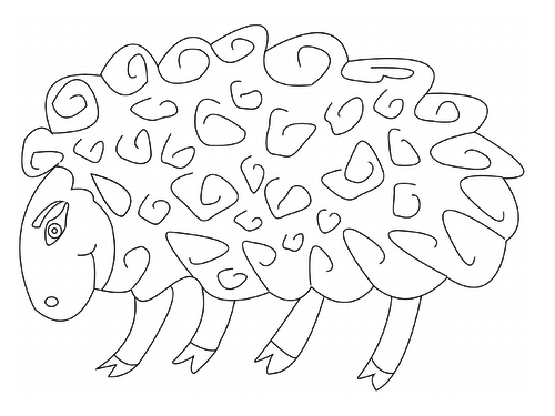 Sheep Coloring Pack