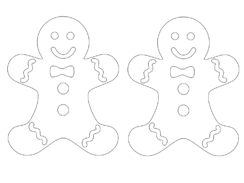Gingerbread Coloring Pack