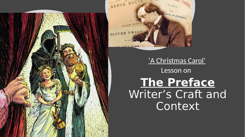 A Christmas Carol The Preface and Narrator Lesson Exploring Writer's Craft and Context
