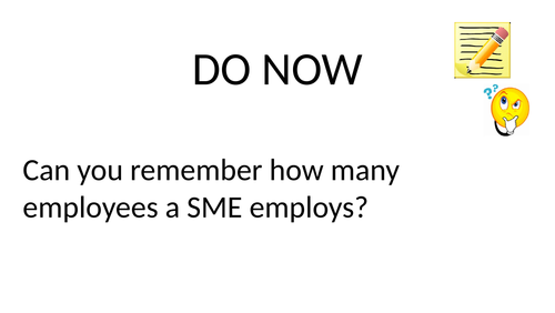Engineering Aim A - Lesson 6 - Small organisations