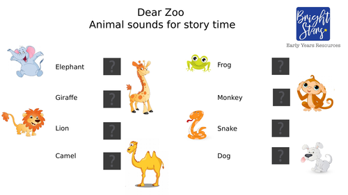 Dear Zoo teaching pack