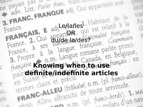 Indefinite or definite? Manger/aimer + articles (Du vs le)