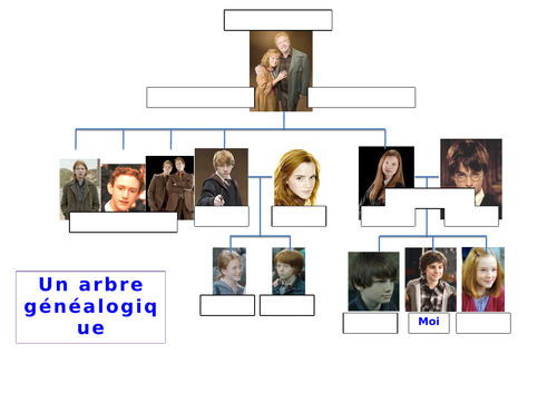 Family Tree Template - Harry Potter