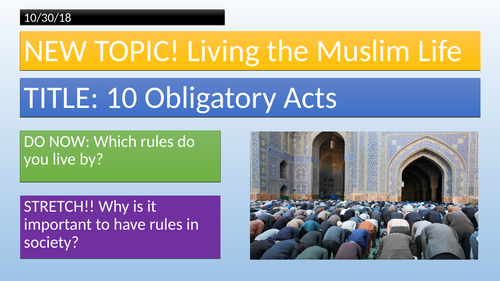 Edexcel Religious Studies Spec B // 10 Obligatory Acts of Shi'a Islam
