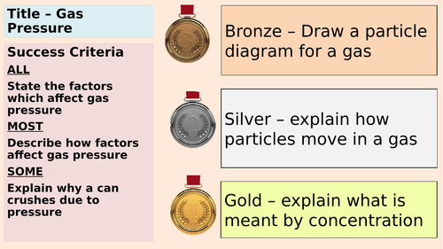 Gas Pressure AQA