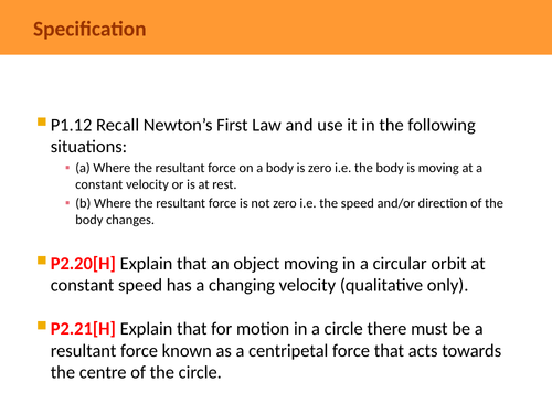 Resultant Forces And Newtons First Law Cp2 Gcse 9 1 Physics Edexcel 0390