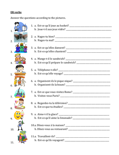 er-verbs-in-french-verbes-er-present-tense-worksheet-6-teaching-resources