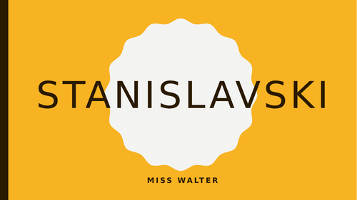 An introduction to Stanislavski