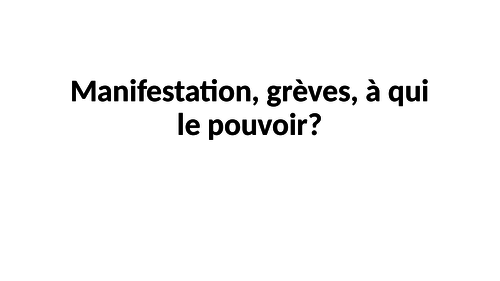 Syndicats, manifestations, l'exemple de GOODYEAR