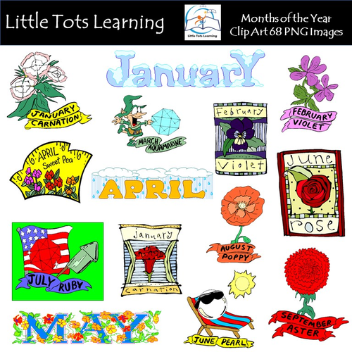 Months of the Year Clip Art