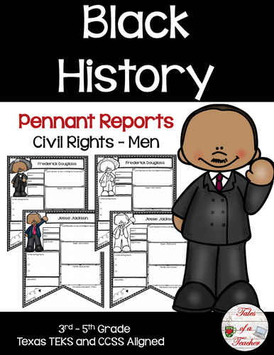 Civil Rights Men Pennant Reports ~ Black History