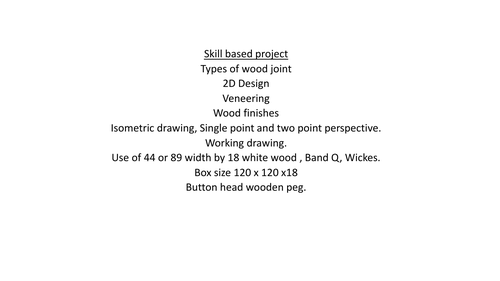 Skill based project
