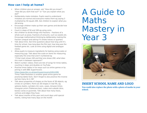 A Guide to Mastery Maths in Year 3