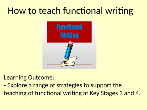How to teach functional writing for Paper 2 English Language