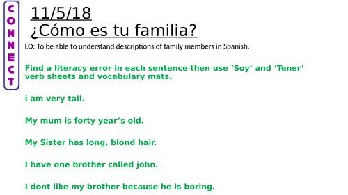 GCSE AQA Unit 1 - 1.1.2F - Hablando de los amigos