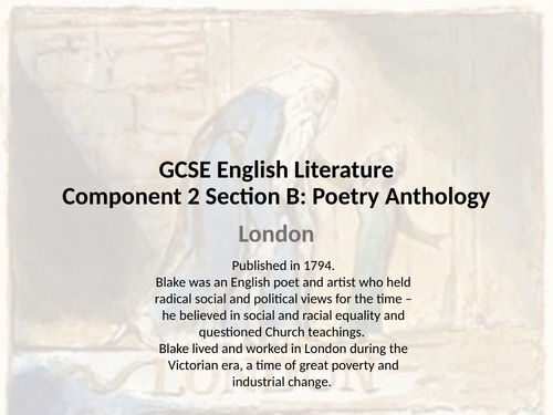 WJEC GCSE Anthology: London
