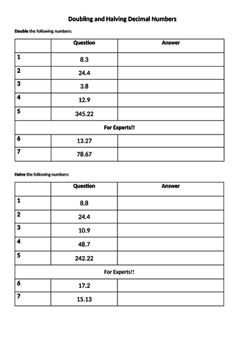 doubling-and-halving-decimal-numbers-ks2-2-levels-teaching-resources