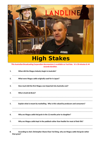 High Stakes (the Australian Wagyu industry)