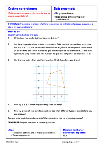 year 6 shape problem solving