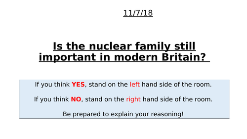 Is the nuclear family important in modern Britain