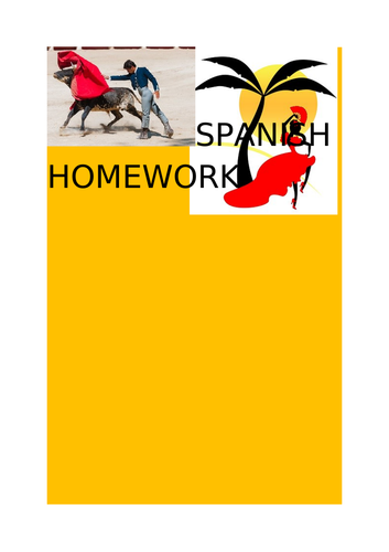 SPANISH HOMEWORK FOR YEAR 7 - MODULE 5