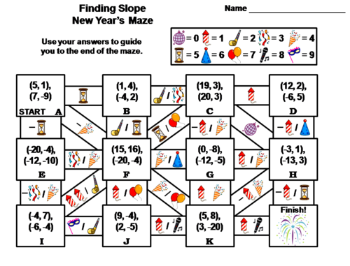 finding-slope-activity-new-year-s-math-maze-teaching-resources