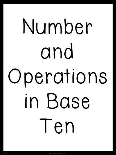 Three-Digits represents Hundreds, Tens and Ones - CCSS Aligned