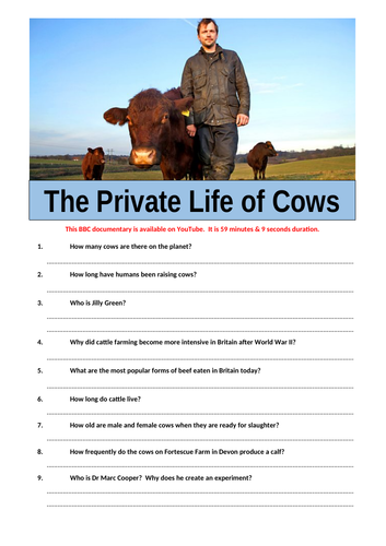 The Private Life of Cows