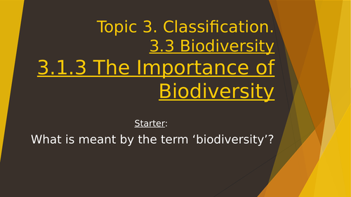 Importance of Biodiversity