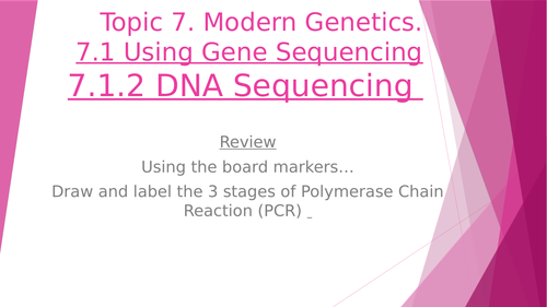 DNA Sequencing