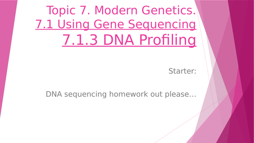 DNA Profiling