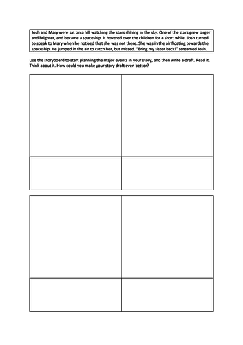 (Bundle) Literacy - English - Story Starters with storyboards