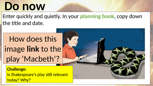 Shakespeare ('Macbeth') - Act Two