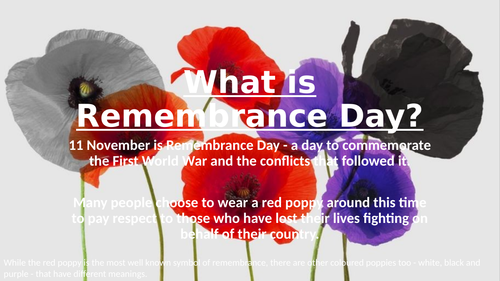 Remembrance Day PowerPoint