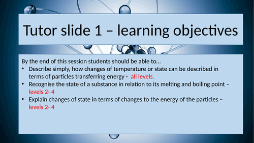 Heating curves (boiling lesson) 5.1.4 Activate 1 Matter unit KS3 year 7 suitable for non specialist