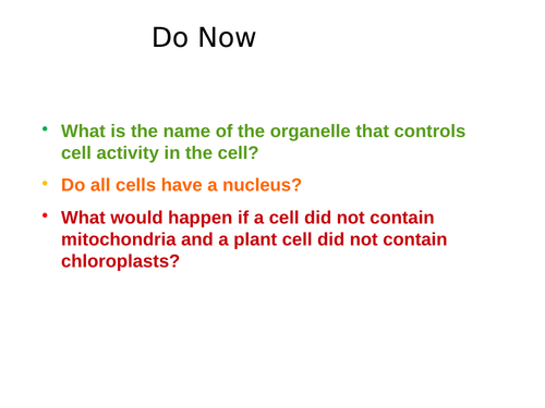 Cell Division 9-1 GCSE AQA