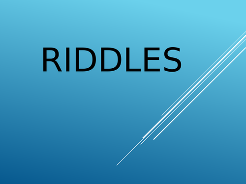 Riddles