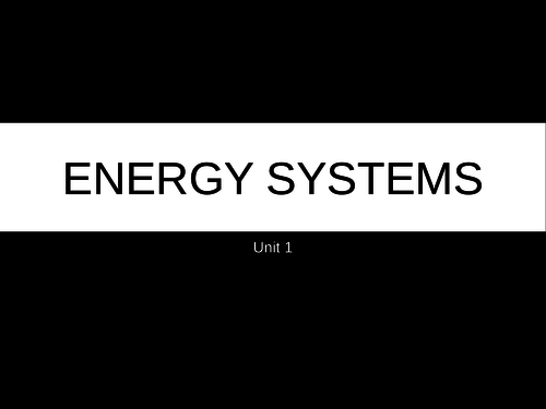 Energy Systems