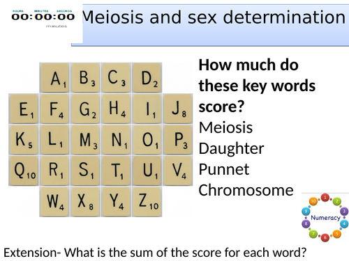 Topic 6 Meiosis and sex determination AQA trilogy
