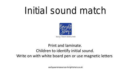 Initial sound mats