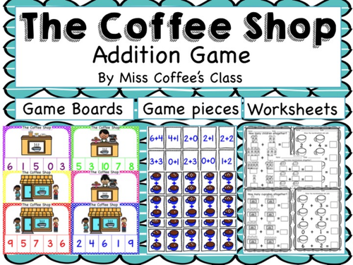 Addition Game (Coffee Shop Addition)